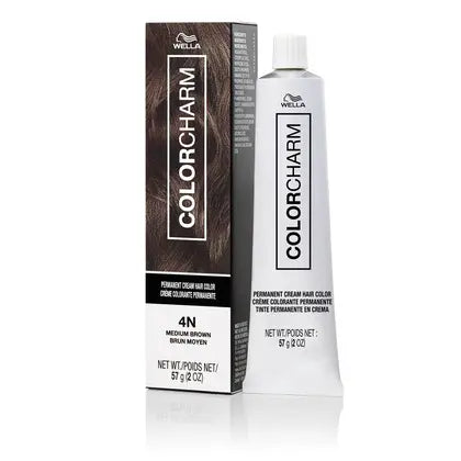 Wella Colorcharm Permanent Cream Hair Color 2 oz 4N
