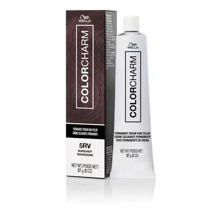 Wella Colorcharm Permanent Cream Hair Color 2 oz 5RV