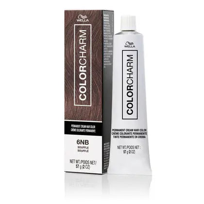 Wella Colorcharm Permanent Cream Hair Color 2 oz 6NB