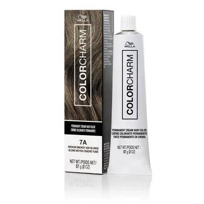 Wella Colorcharm Permanent Cream Hair Color 2 oz 7A
