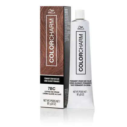 Wella Colorcharm Permanent Cream Hair Color 2 oz 7BC