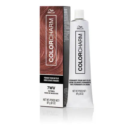 Wella Colorcharm Permanent Cream Hair Color 2 oz 7WV