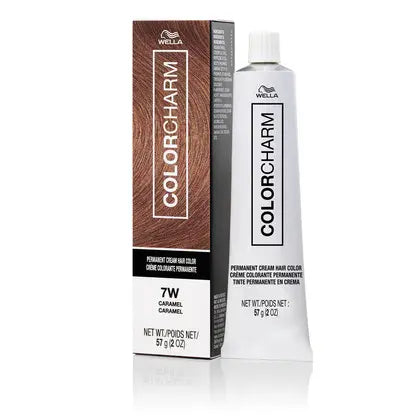 Wella Colorcharm Permanent Cream Hair Color 2 oz 7W