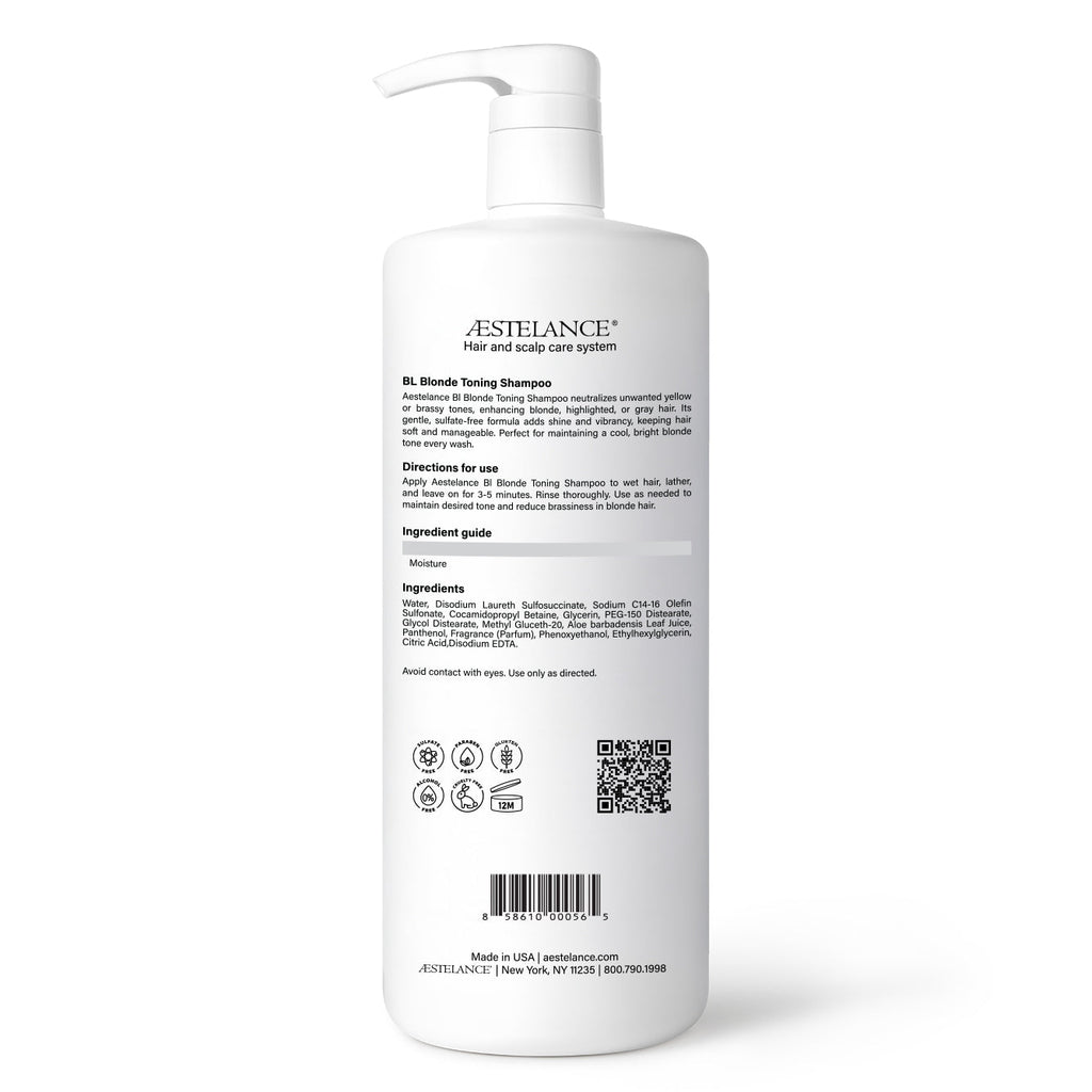 Aestelance BL Blonde Toning Shampoo 33.8 oz