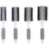 Creative Hair Tools Solid Barrel Ceramic Round Hair Brush for Thick Hair