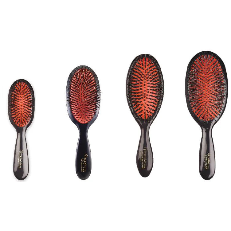 Creative Hair Tools Classic Signature Paddle Natural Boar Bristle Hair Brush 