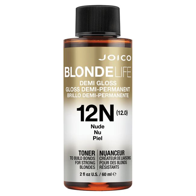 Joico Lumishine Repair+ Demi-Permanent Liquid Color Ammonia-Free 2 oz 12N Nude