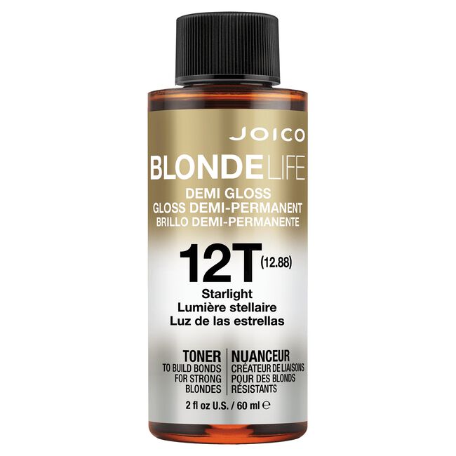Joico Lumishine Repair+ Demi-Permanent Liquid Color Ammonia-Free 2 oz 12T Starlight