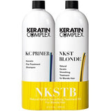 Keratin Complex Natural Keratin Smoothing Treatment NKST 32 oz DUO with KC Primer 32 oz Blonde