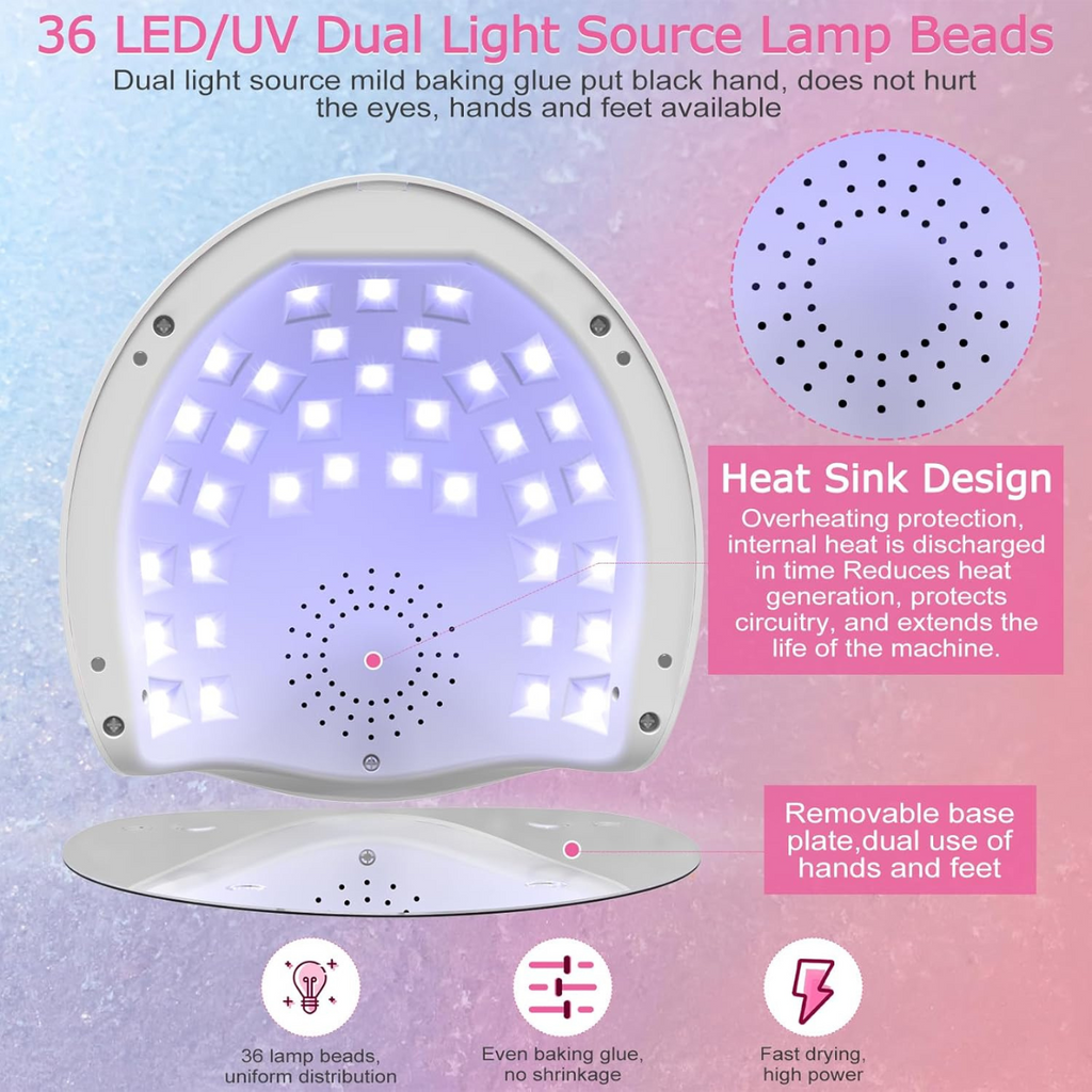 NAILGIRLS 150W UV LED Nail Lamp 36 LED Beads SUNX13
