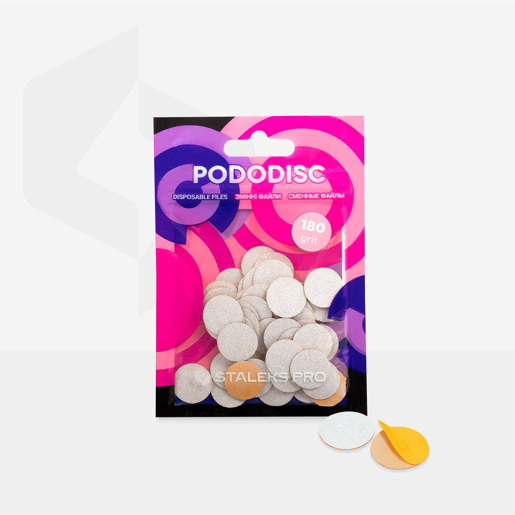 Staleks Pro S Pododisc Refill Pads for Pedicure Disc Disposable Files 50 pcs PDF-15-180w