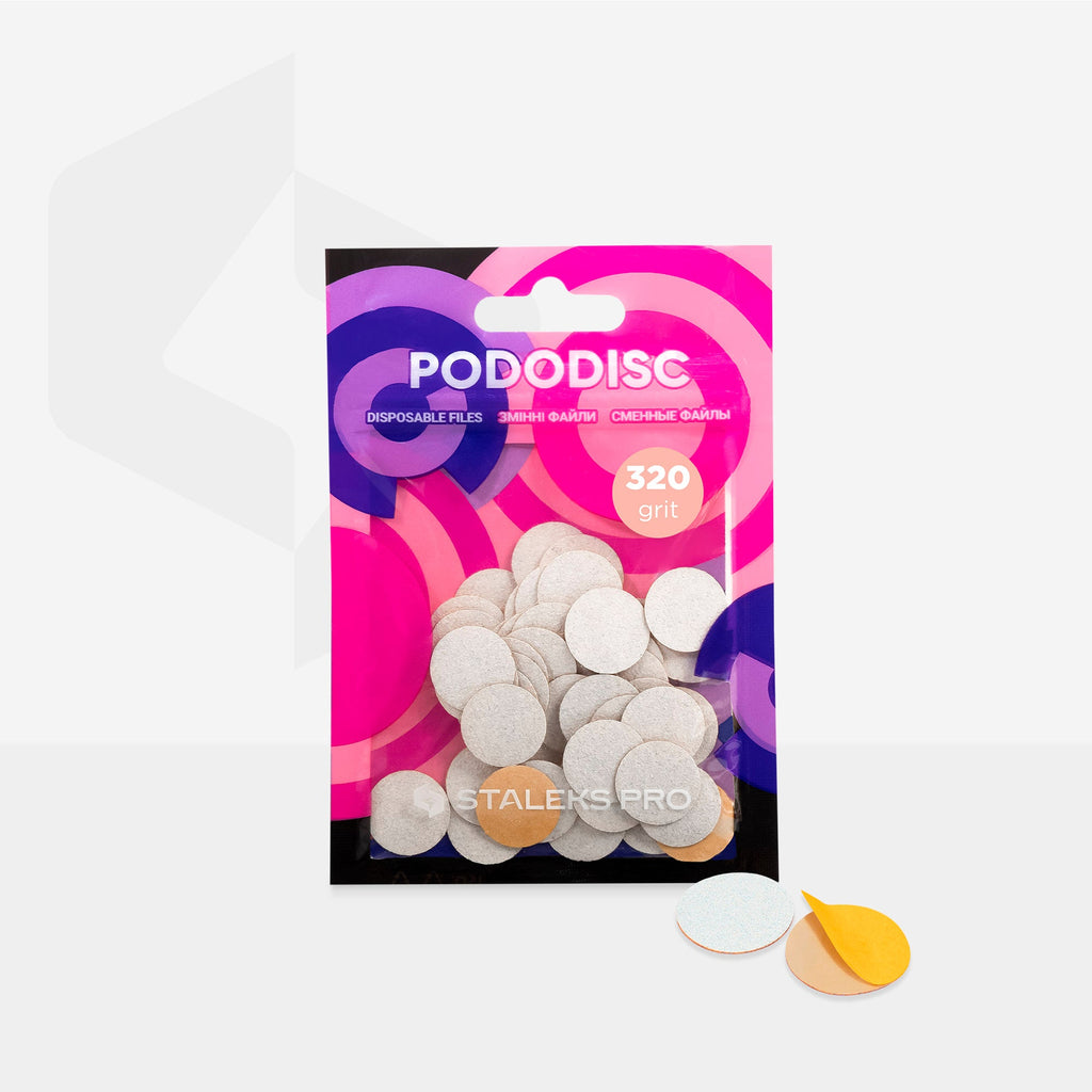 Staleks Pro S Pododisc Refill Pads for Pedicure Disc Disposable Files 50 pcs PDF-15-320w