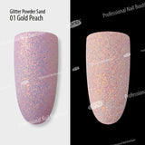PNB Professional Nail Boutique Glitter Sand Powder 01 Gold Peach 1 g