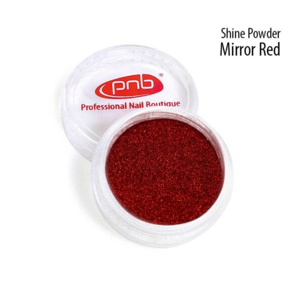 PNB Professional Nail Boutique Mirror Shine Powder Red 0.5 g