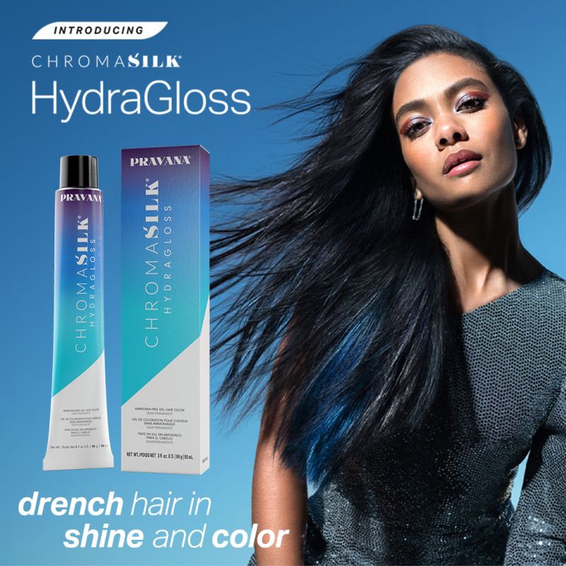 Pravana ChromaSilk HydraGloss Demi-Permanent Ammonia Free Gel Hair Color 3 oz