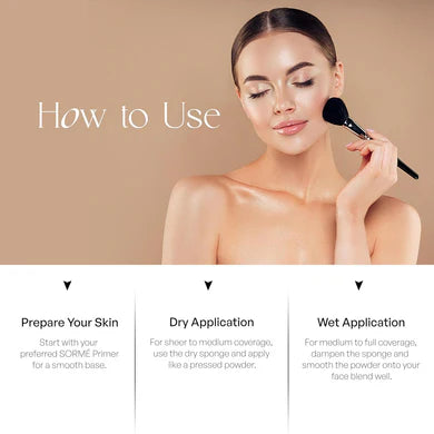 Sorme Believable Finish Powder Foundation Soft Ivory 402