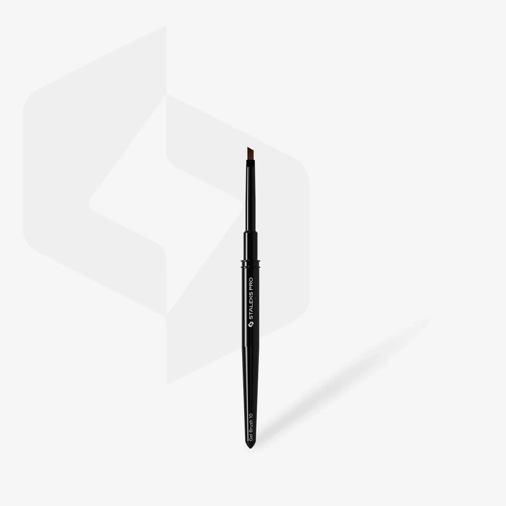 Staleks Pro Expert Brush Angled Width 4 mm Length 7 mm for Gel NBE-10