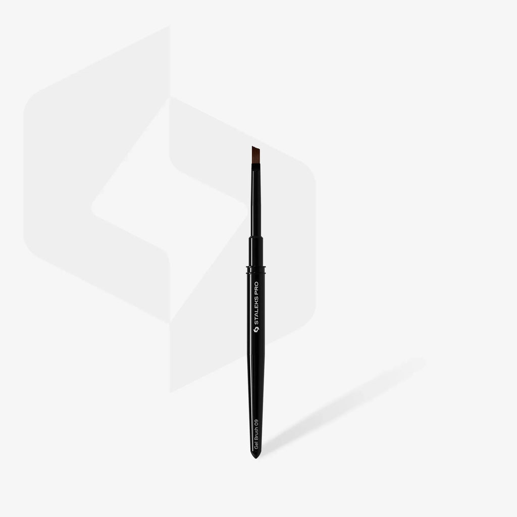 Staleks Pro Expert Brush Angled Width 6 mm Length 9 mm for Gel NBE-09
