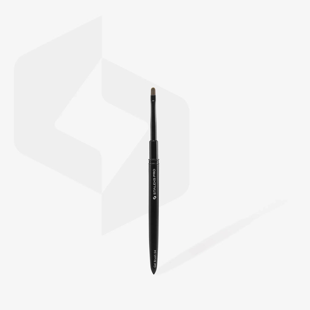 Staleks Pro Expert Brush Width 4 mm Length 7 mm for Gel NBE-04
