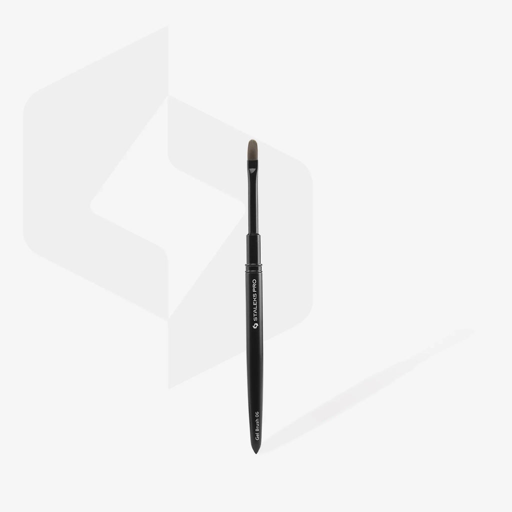 Staleks Pro Expert Brush Width 6 mm Length 11 mm for Gel NBE-06