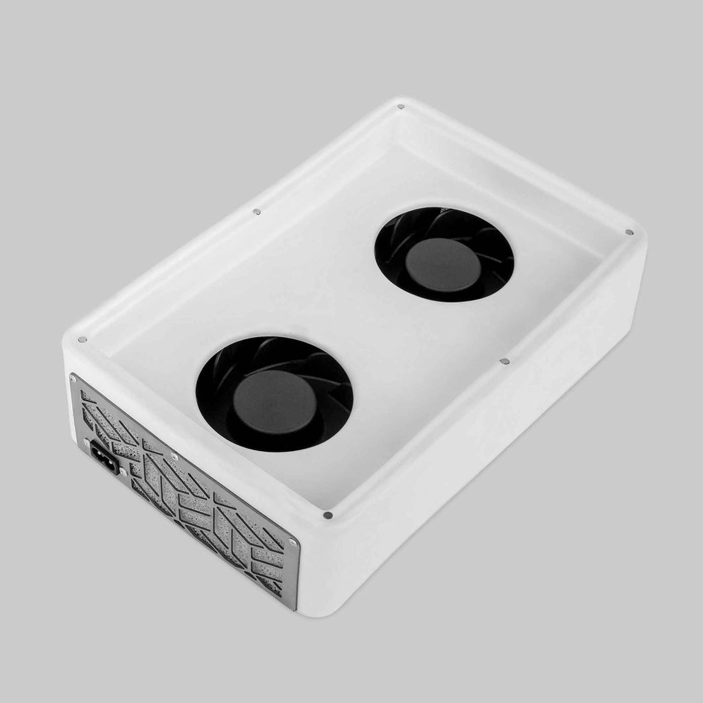 ULKA BEE Tabletop Nail Dust Collector Dual Motor White