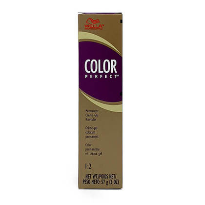 Wella Color Perfect Permanent Creme Gel Hair Color 2 oz