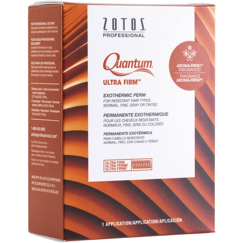 Zotos Quantum Ultra Firm Perm for Normal Resistant or Tinted Hair