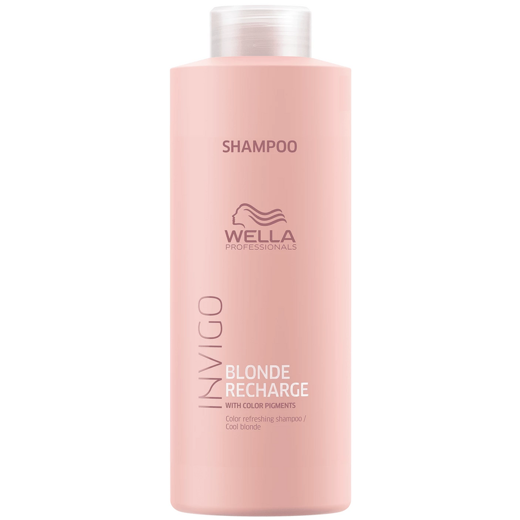Wella Invigo Blonde Recharge Color Refreshing Shampoo for Cool Blonde 33.8 oz