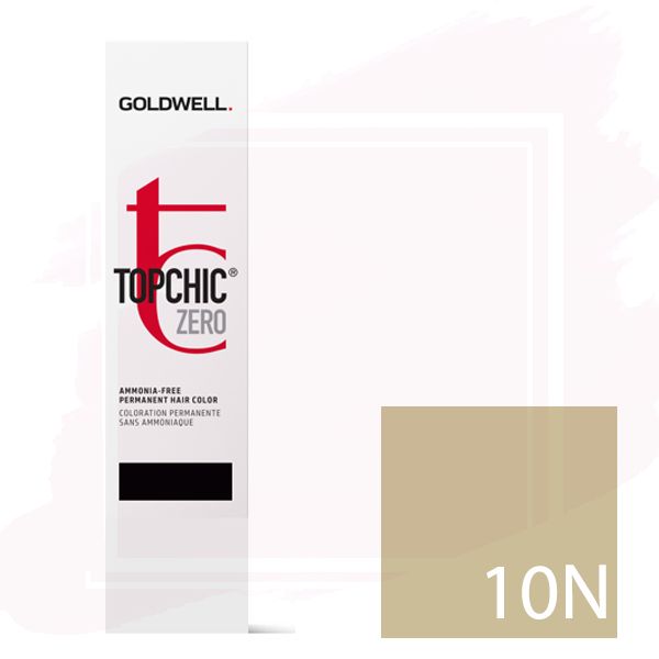 Goldwell Topchic Zero Ammonia Free Hair Color Tube 2.1 oz 10N Extra Light Blonde