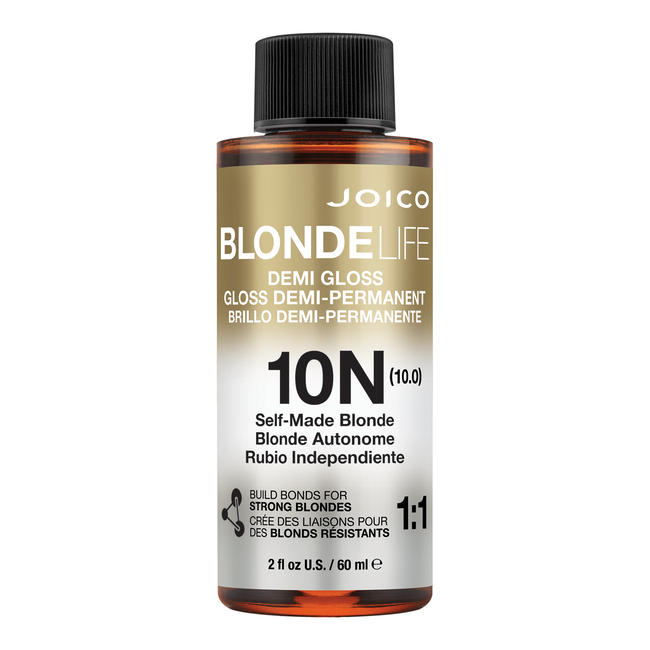 Joico Blonde Life Demi Gloss Liquid Toner 2 oz 10N Self-Made Blonde