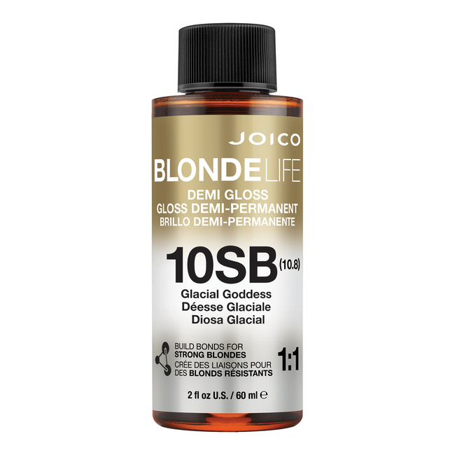 Joico Blonde Life Demi Gloss Liquid Toner 2 oz 10SB Glacial Goddess