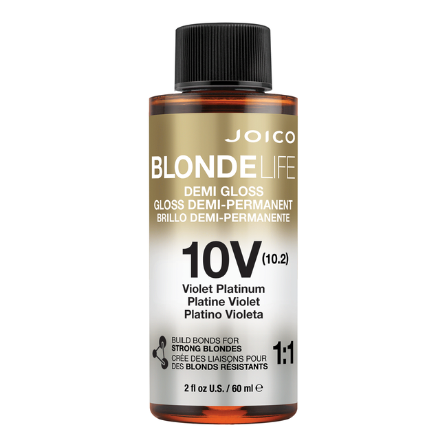 Joico Blonde Life Demi Gloss Liquid Toner 2 oz 10V Violet Platinum