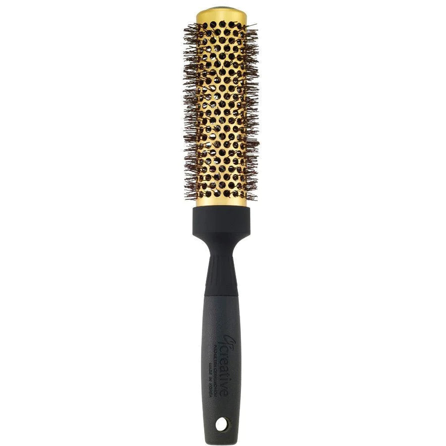 Creative Hair Tools Gold Nano Ceramic Hair Brush with 6 Inch XL Long Barrel 2 Inch CR131G-XL