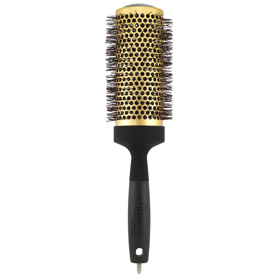 Creative Hair Tools Gold Nano Ceramic Hair Brush with 6 Inch XL Long Barrel 3 Inch CR133-G XL