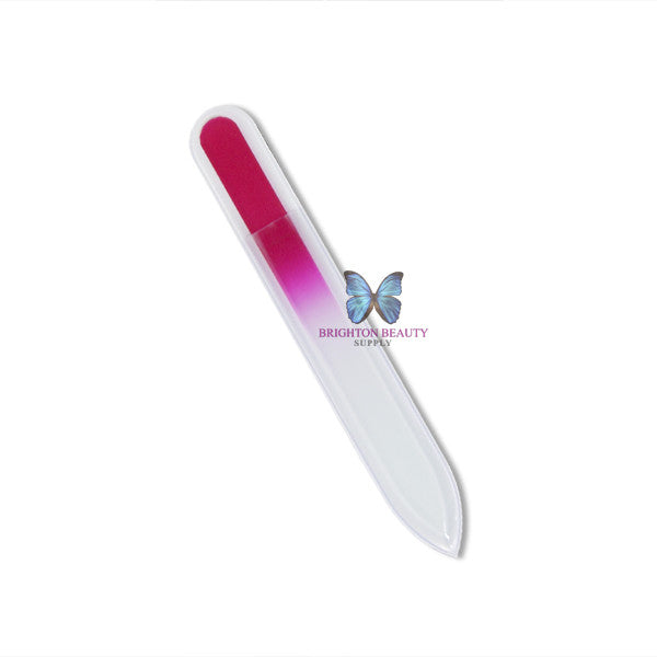 Crystal Colored Nail Files SMALL File (Red-Magenta)