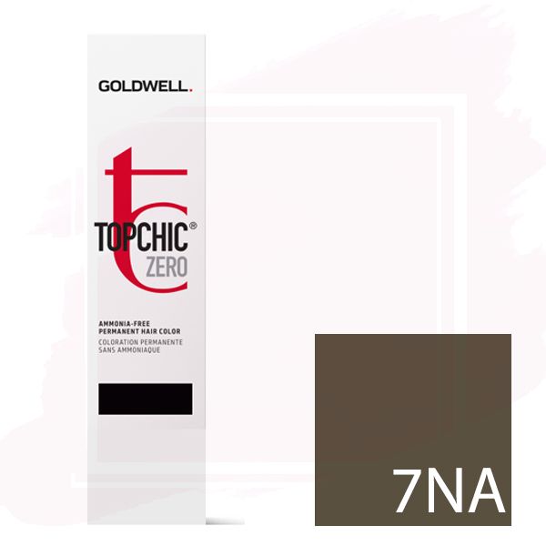 Goldwell Topchic Zero Ammonia Free Hair Color Tube 2.1 oz 7NA Medium Natural Ash Blonde