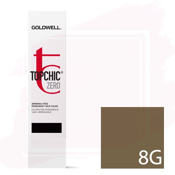 Goldwell Topchic Zero Ammonia Free Hair Color Tube 2.1 oz 8G Golden Blonde