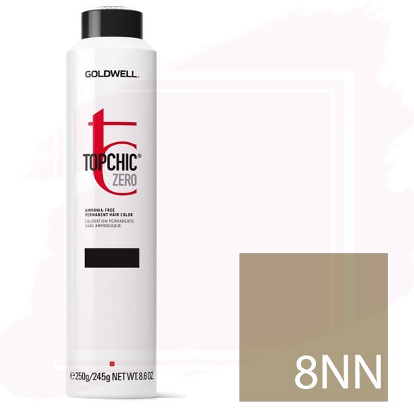 Goldwell Topchic Zero Ammonia Free Hair Color Can 8.6 oz 8NN Extra Light Blonde