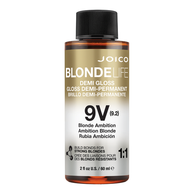 Joico Blonde Life Demi Gloss Liquid Toner 2 oz 9V Blonde Ambition