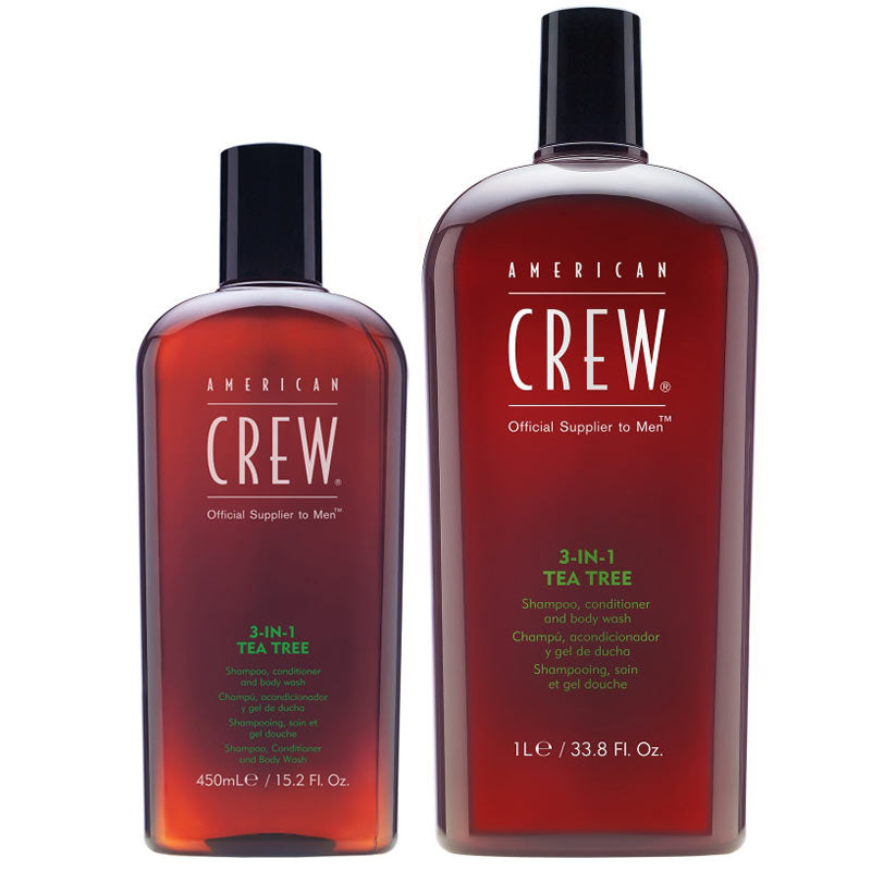 du er Erhverv Citere American Crew 3-In-1 Tea Tree Shampoo Conditioner Body Wash – Brighton  Beauty Supply