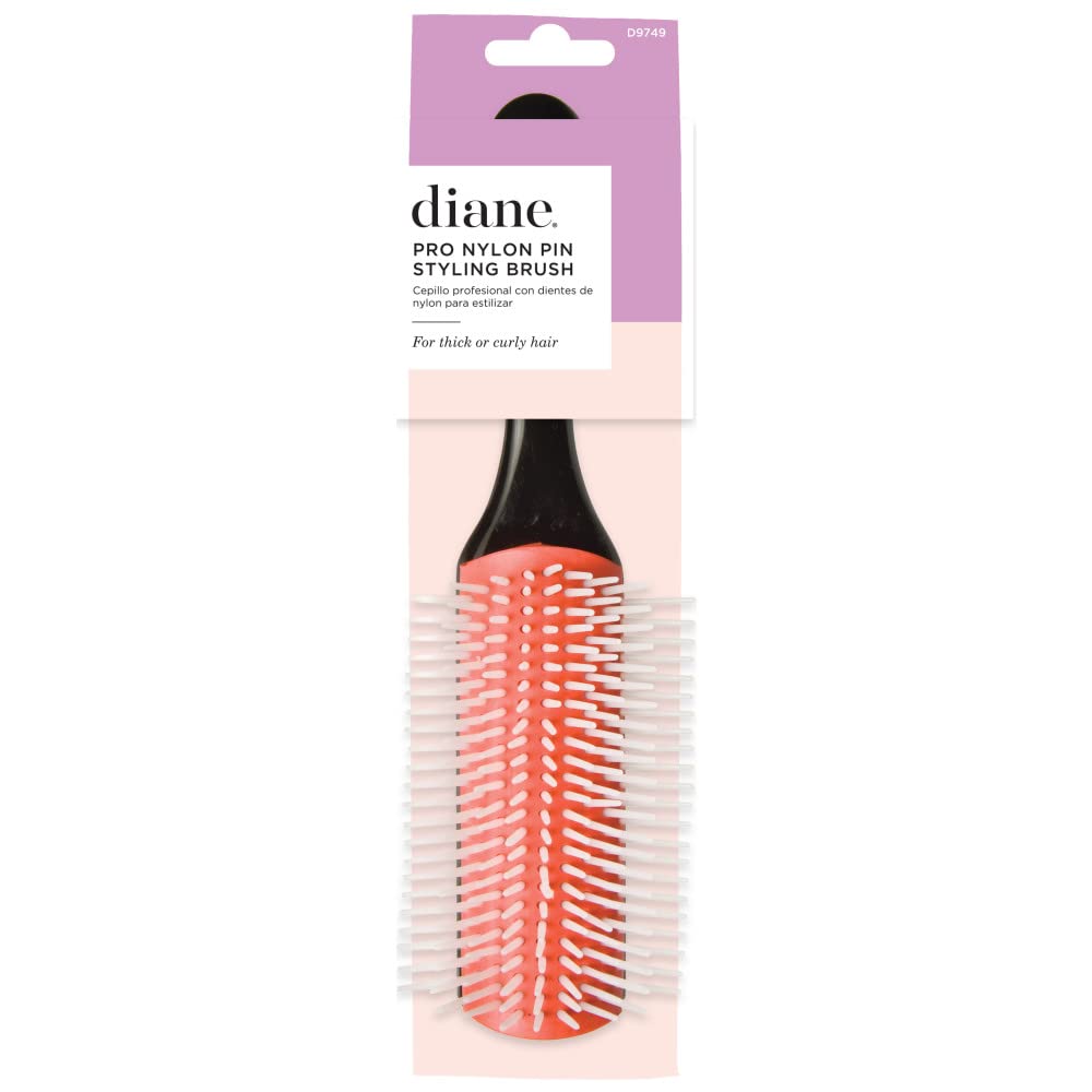 Diane 9-Row Nylon Pin Styling Brush D9749