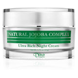 Dinur Natural Jojoba Complex Ultra Rich Night Cream for Normal or Dry Skin 1.75 oz
