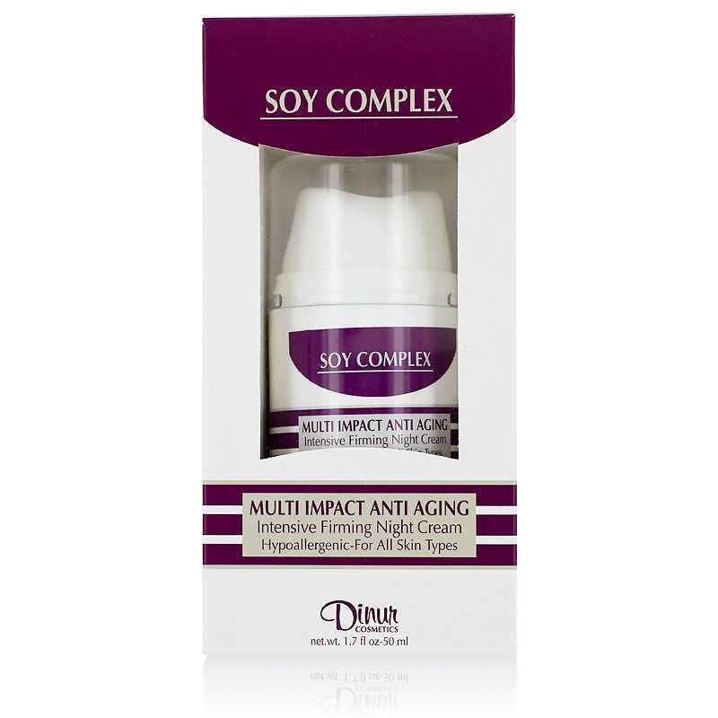 Dinur Soy Complex Multi Impact Anti Aging Firming Night Cream 1.7 oz