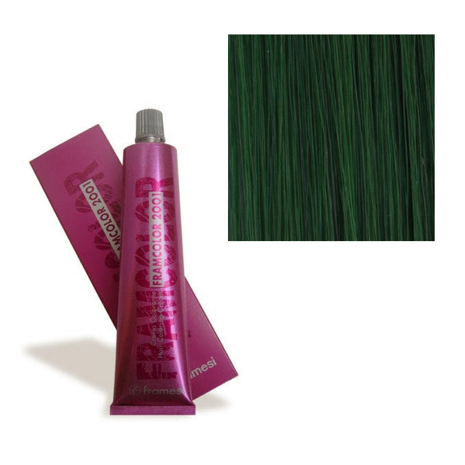 Framesi Framcolor 2001 Permanent Hair Color Pure Pigments Series, Green