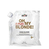 Italy Oh My Blonde Iconic Blonde Extra Performance Hair Decolorizer 9+ Lift E-Plex Bond Repair 17.63 oz