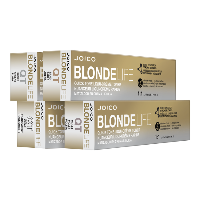 Joico Blonde Life Quick Tone Liqui-Creme 5 Minute Toners 2.5 oz