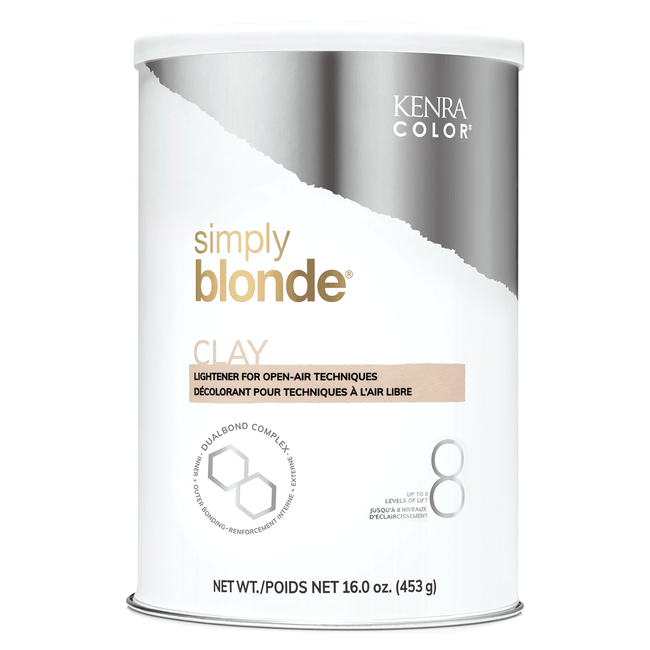 Kenra Simply Blonde Clay Lightener Up to 7 Levels of Lift 16.0 oz