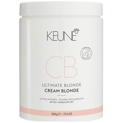 Keune CB Ultimate Blonde Cream Blonde Lifting Powder Up to 7 Levels of Lift 17.6 oz