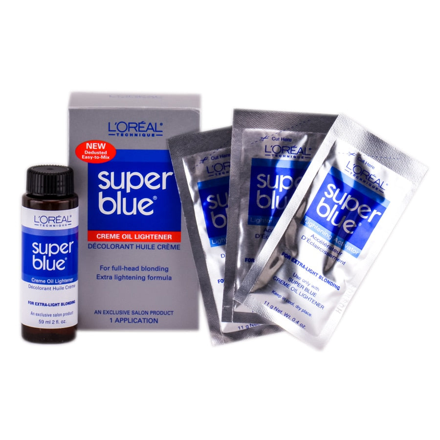 L'Oreal Super Blue Creme Oil Lightener Kit