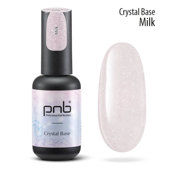PNB Professional Nail Boutique Base Coat Crystal Base 2.8 oz milk